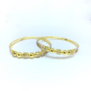 DESIGNING FANCY GOLD KADA BANGLES