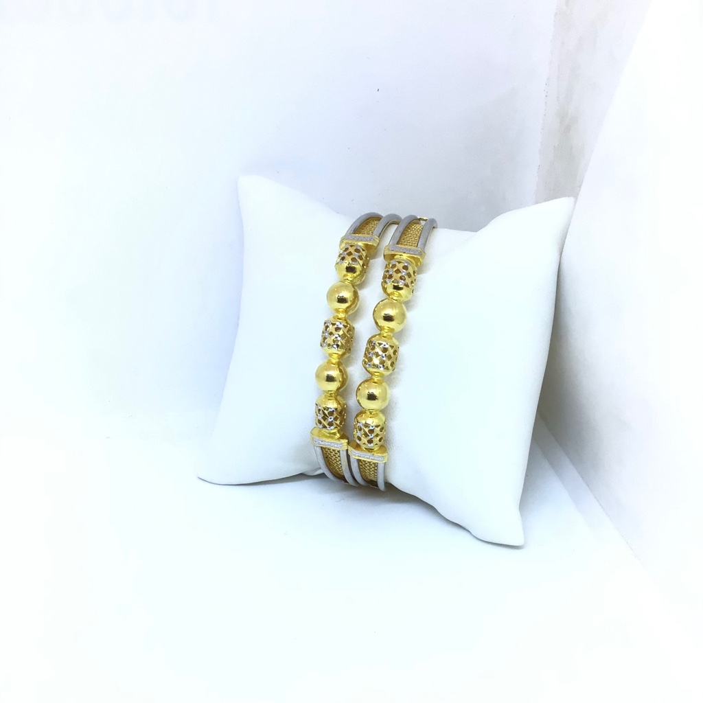 DESIGNING FANCY GOLD KADA BANGLES