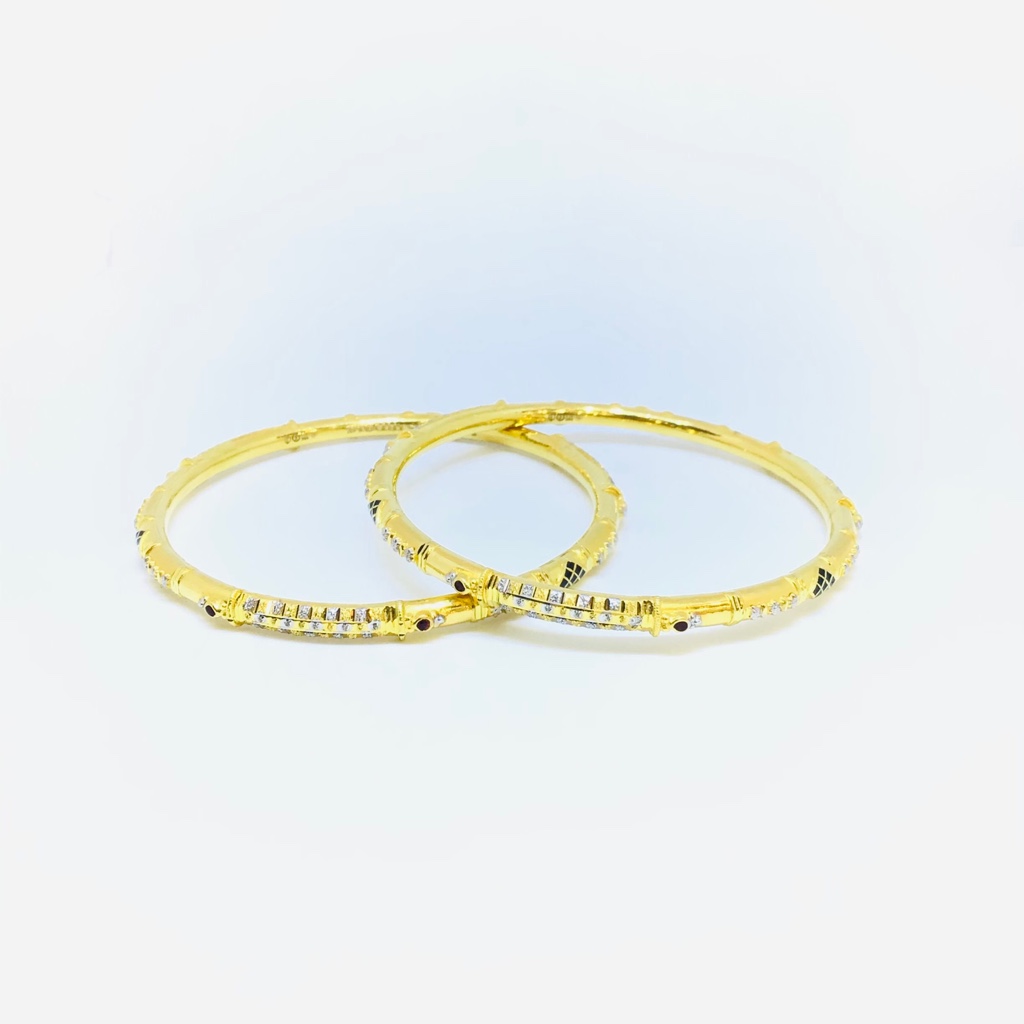 FANCY GOLD KADA BANGLES - Image 2