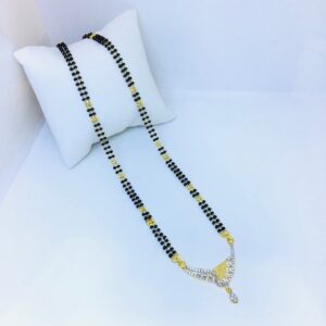 Fancy diamond mangalsutra