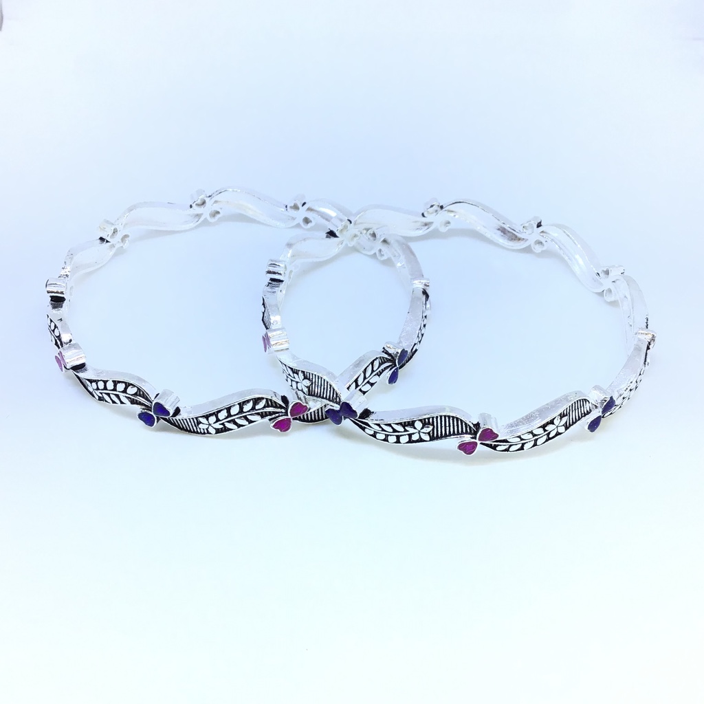 925 FANCY OXIDISED BANGLES - Image 2