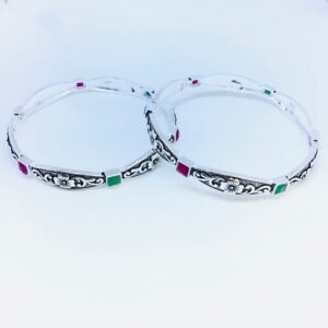 925 OXIDISED FANCY BANGLES