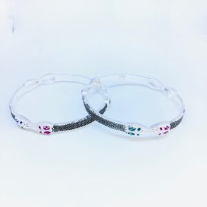 925 SILVER OXIDISED BANGLES