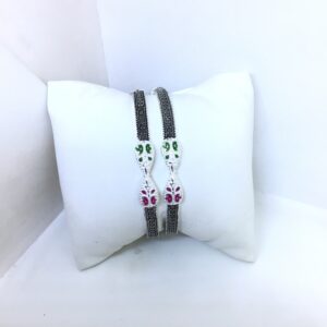 925 SILVER OXIDISED BANGLES