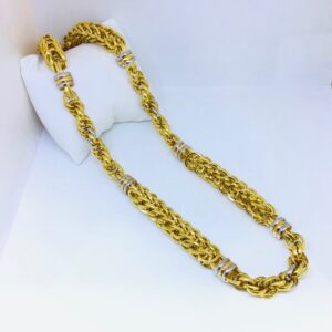 BRANDED FANCY 1 GRAM GOLD CHAIN