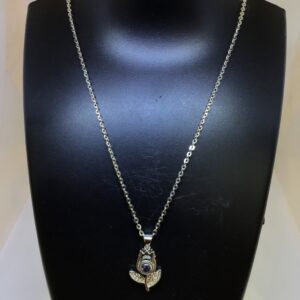 925 FANCY FLOWER NECKLACE
