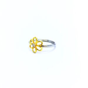 REAL DIAMOND FANCY FLOWER RING
