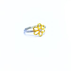 REAL DIAMOND FANCY FLOWER RING