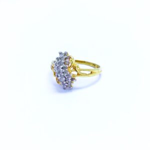 REAL DIAMOND FANCY RING FOR LADIES