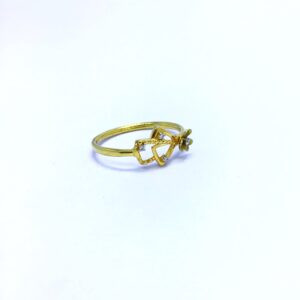 REAL DIAMOND FANCY FLOWER RING