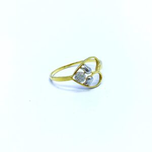 REAL DIAMOND FANCY HEART SHAPE RING