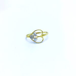 REAL DIAMOND FANCY HEART SHAPE RING