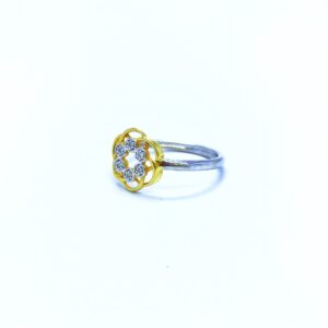 DESIGNING FANCY FLOWER REAL DIAMOND RING