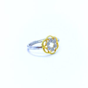 DESIGNING FANCY FLOWER REAL DIAMOND RING