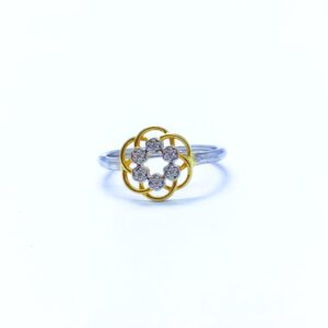 DESIGNING FANCY FLOWER REAL DIAMOND RING