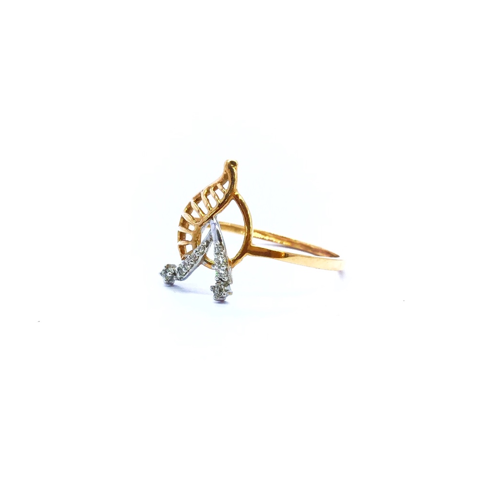 REAL DIAMOND FANCY ROSE GOLD RING - Image 3