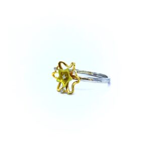 REAL DIAMOND FANCY STAR RING
