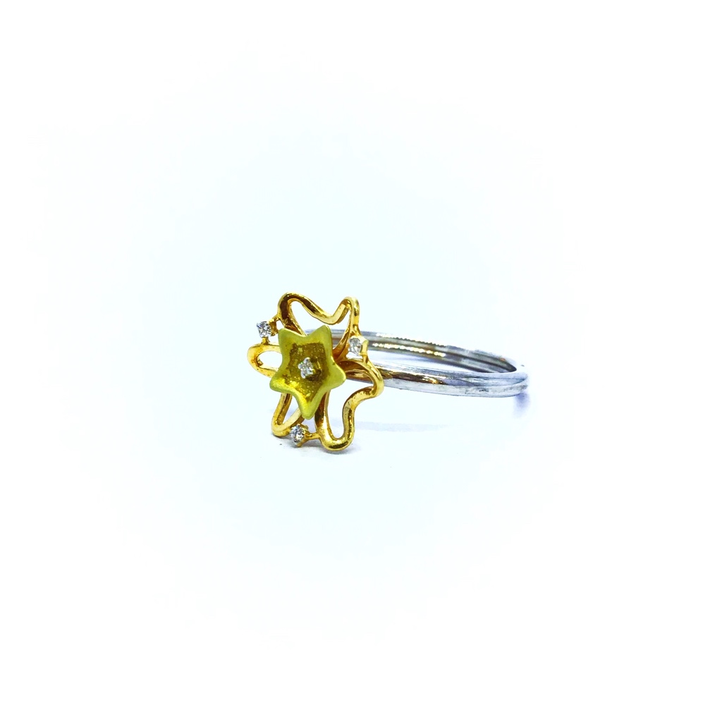 REAL DIAMOND FANCY STAR RING - Image 3