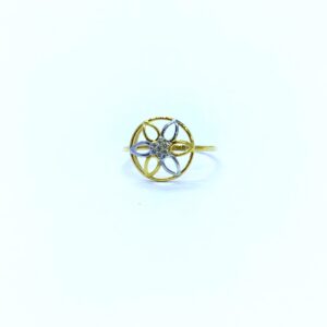 REAL DIAMOND FANCY FLOWER RING