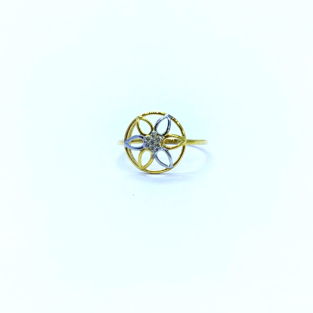REAL DIAMOND FANCY FLOWER RING