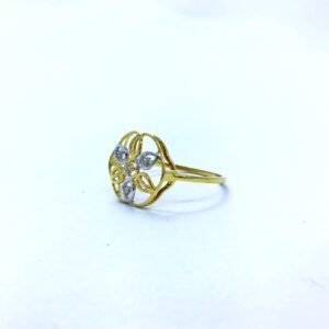 REAL DIAMOND FANCY FLOWER RING