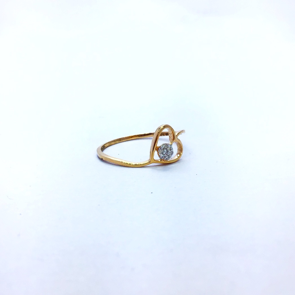 REAL DIAMOND FANCY ROSE GOLD RING - Image 2