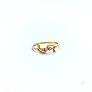 REAL DIAMOND FANCY ROSE GOLD RING
