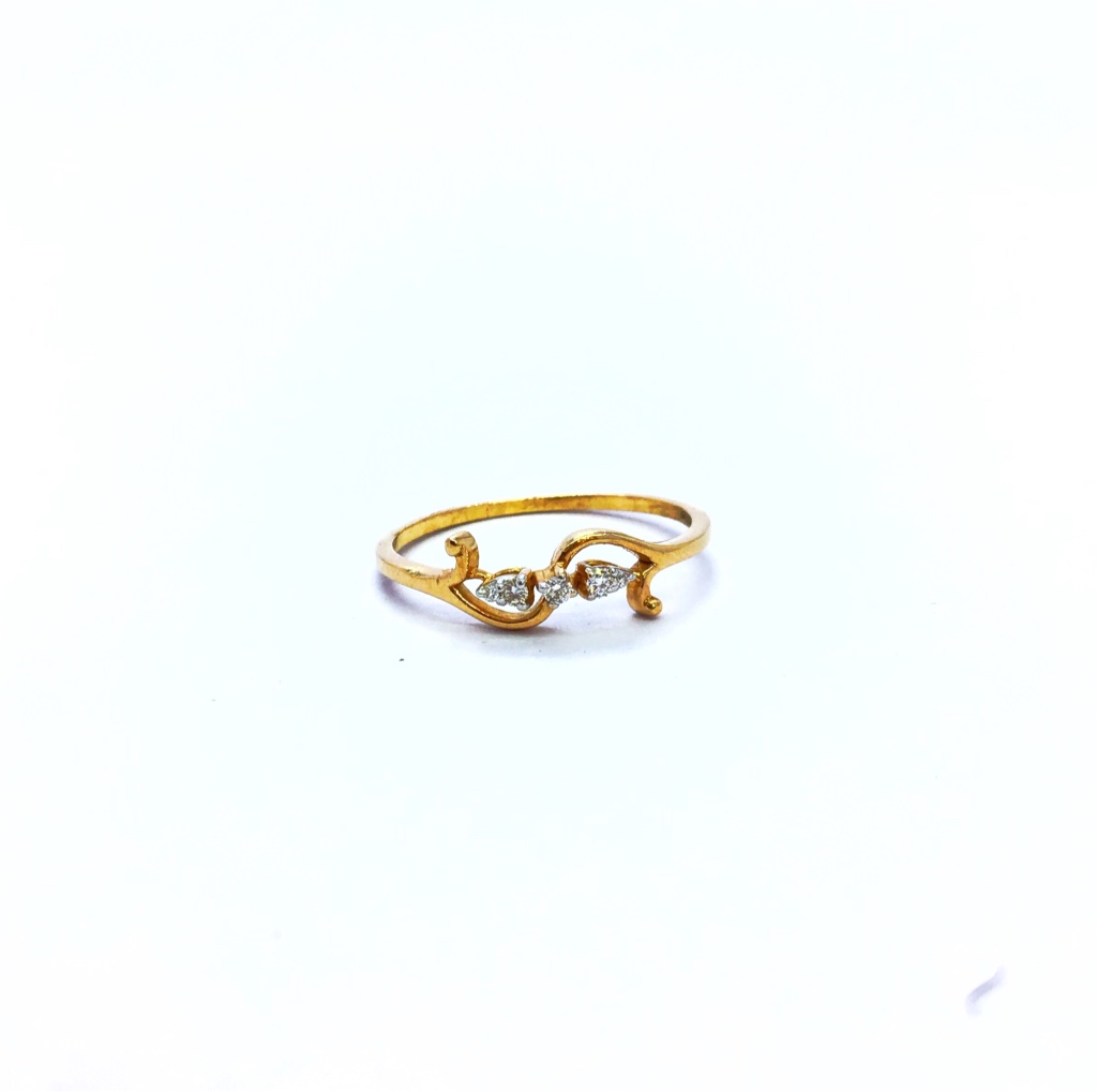 REAL DIAMOND FANCY ROSE GOLD RING