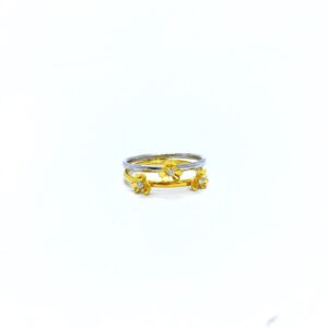 REAL DIAMOND FANCY FLOWER RING
