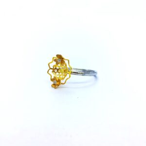 REAL DIAMOND FANCY FLOWER RING