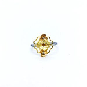 REAL DIAMOND FANCY FLOWER RING