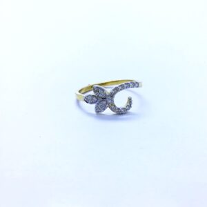 REAL DIAMOND FANCY FLOWER RING