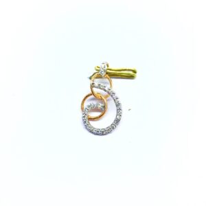 REAL DIAMOND FANCY ROSE GOLD PENDANT