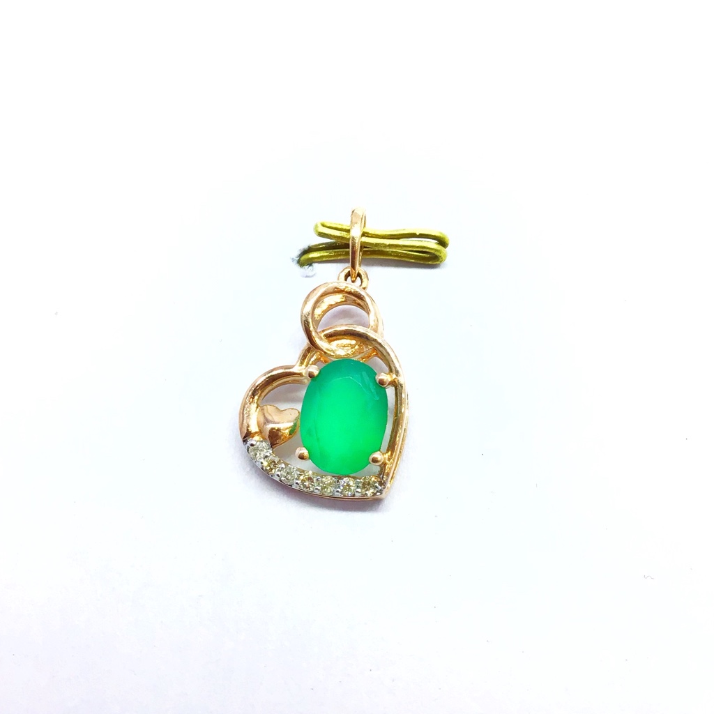 REAL DIAMOND FANCY HEART DESIGNED PENDANT