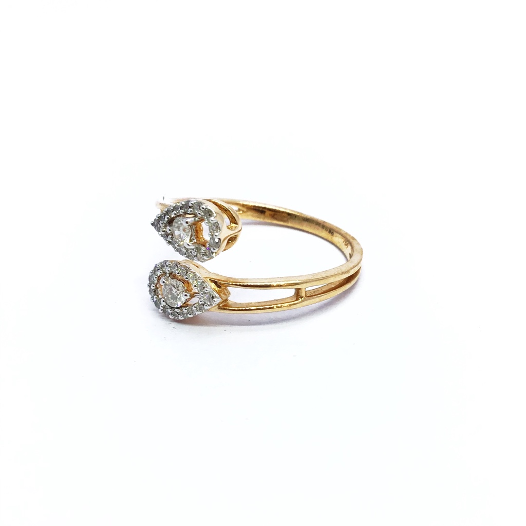Real diamond fancy rose gold ring - Image 3