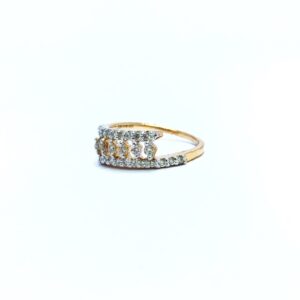 ROSE GOLD REAL DIAMOND FANCY RING