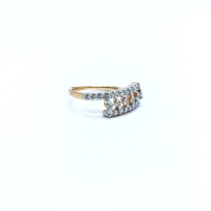 ROSE GOLD REAL DIAMOND FANCY RING