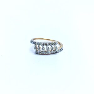 ROSE GOLD REAL DIAMOND FANCY RING