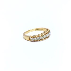 DESIGNING ROSE GOLD REAL DIAMOND RING