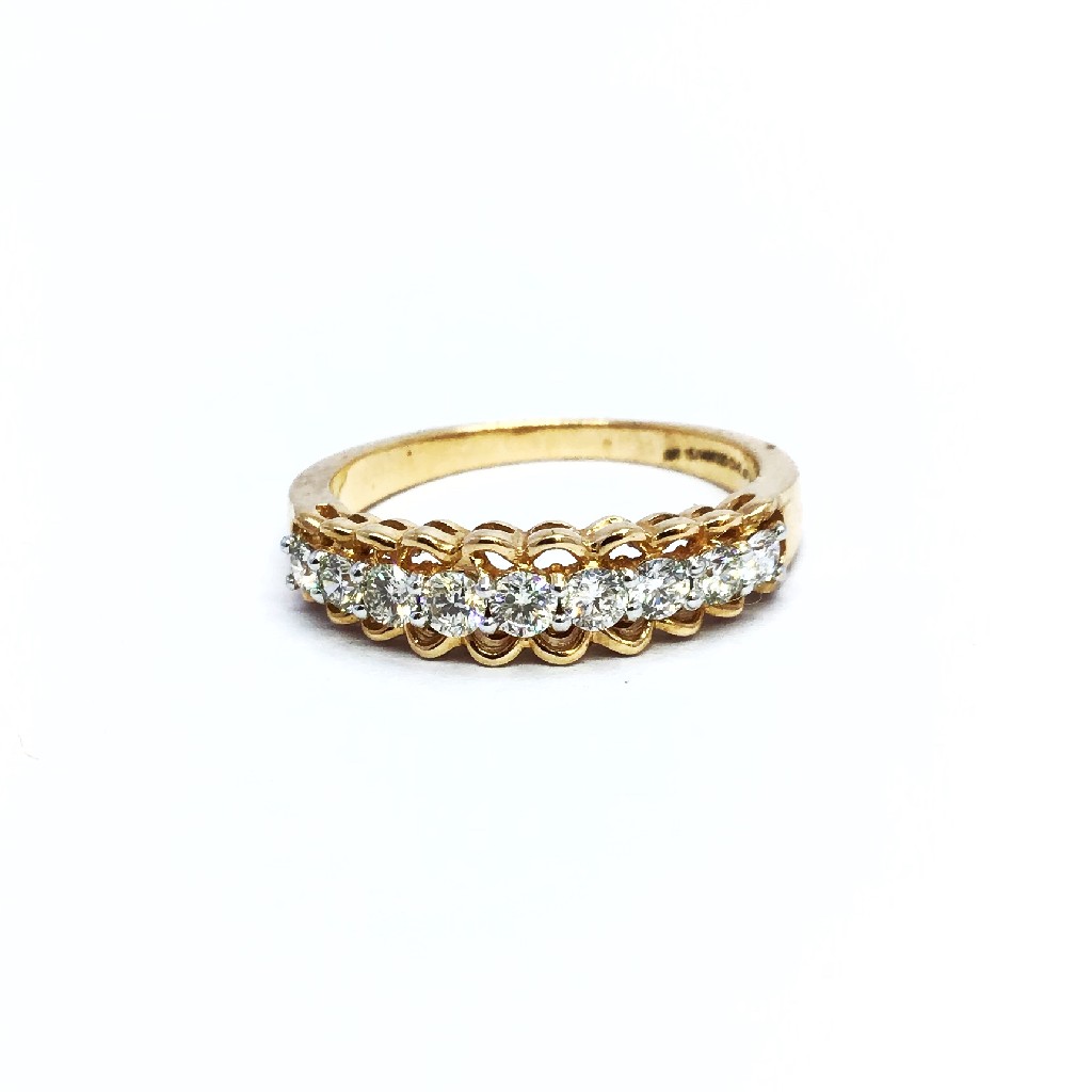 DESIGNING ROSE GOLD REAL DIAMOND RING