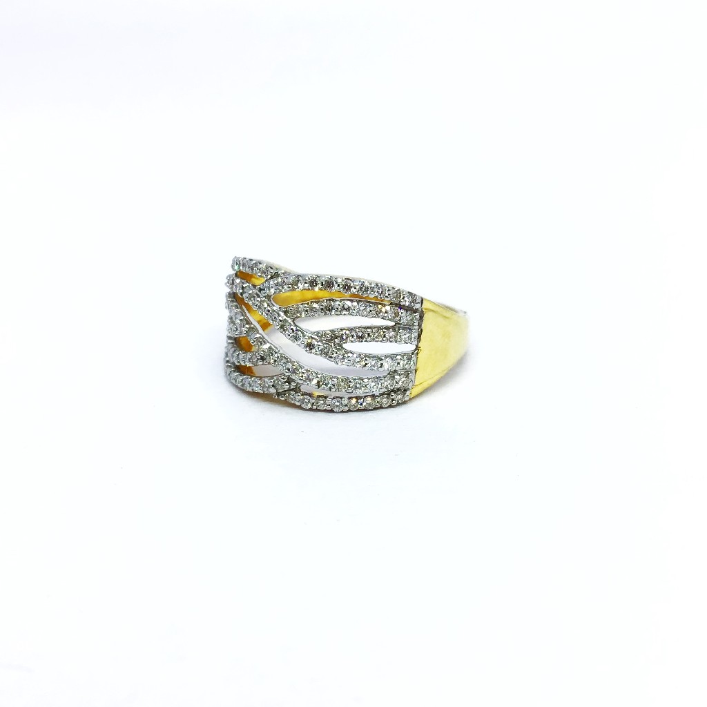 DESIGNING FANCY GOLD REAL DIAMOND RING - Image 3