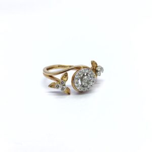REAL DIAMOND FANCY RING FOR LADIES