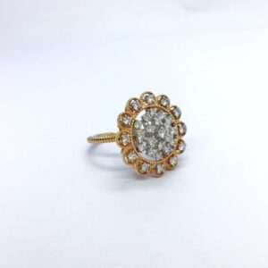 REAL DIAMOND FANCY RING FOR LADIES