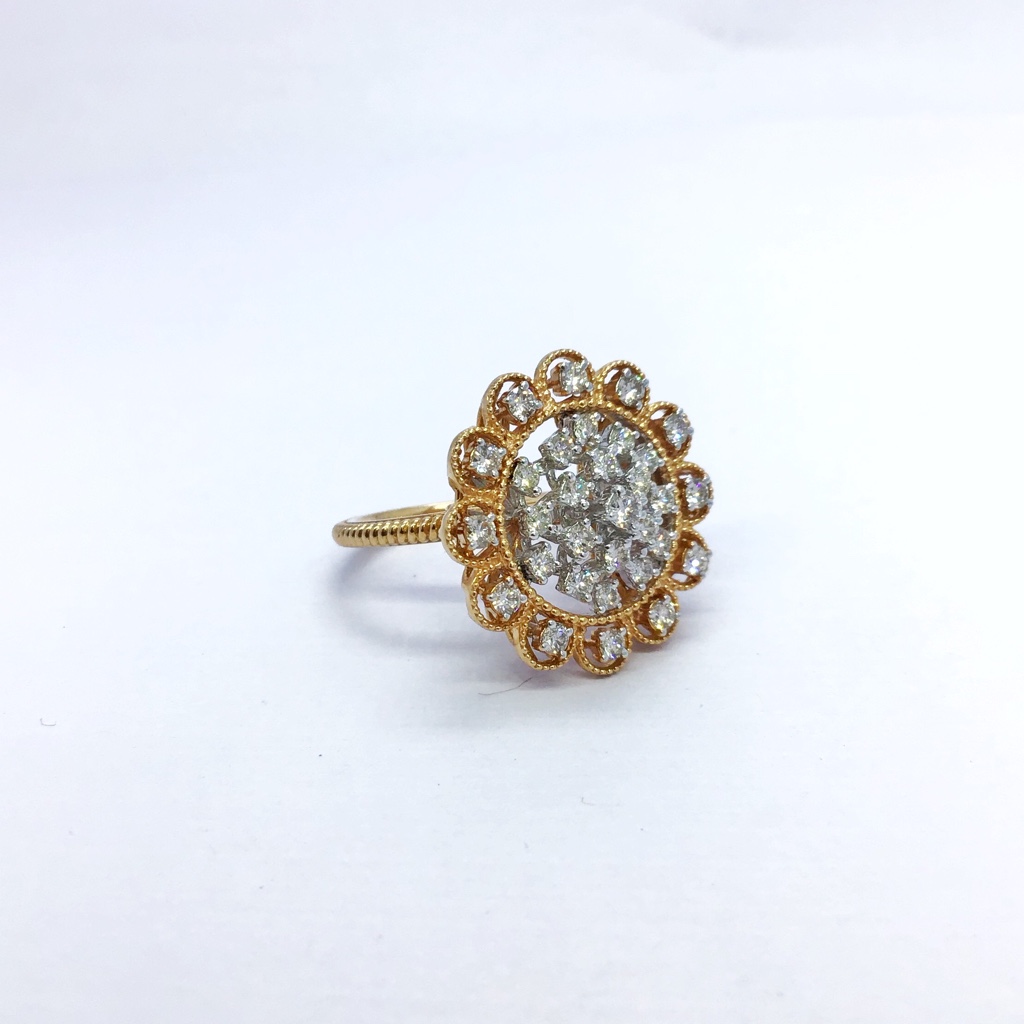 REAL DIAMOND FANCY RING FOR LADIES - Image 3