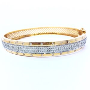 FANCY ROSE GOLD KADA BRACELET