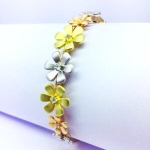 FANCY ROSE GOLD FLOWER KADA BRACELET