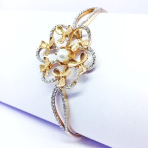 FANCY GOLD KADA BRACELET