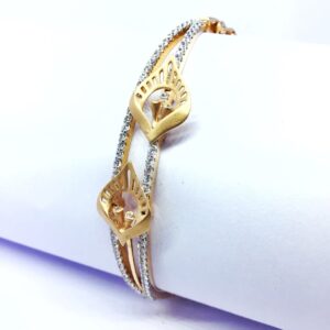 DESIGNING FANCY ROSE GOLD KADA BRACELET