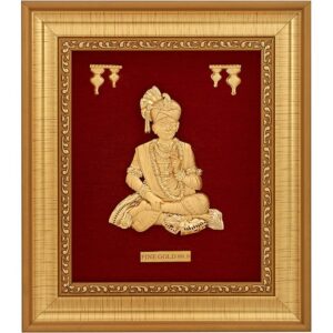 999 GOLD SWAMINARAYANJI FRAME