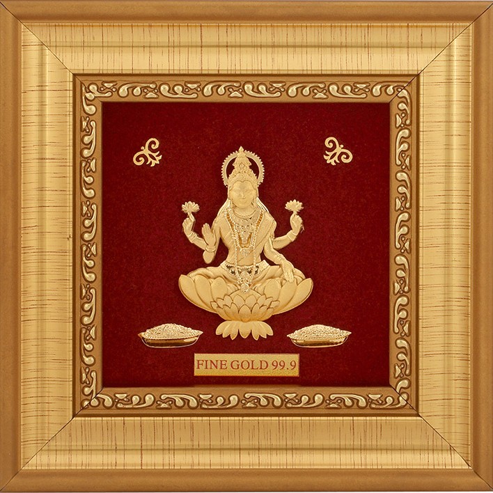999 GOLD LAXMIJI FRAME